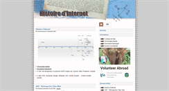 Desktop Screenshot of histoire-internet.vincaria.net
