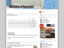 Tablet Screenshot of histoire-internet.vincaria.net